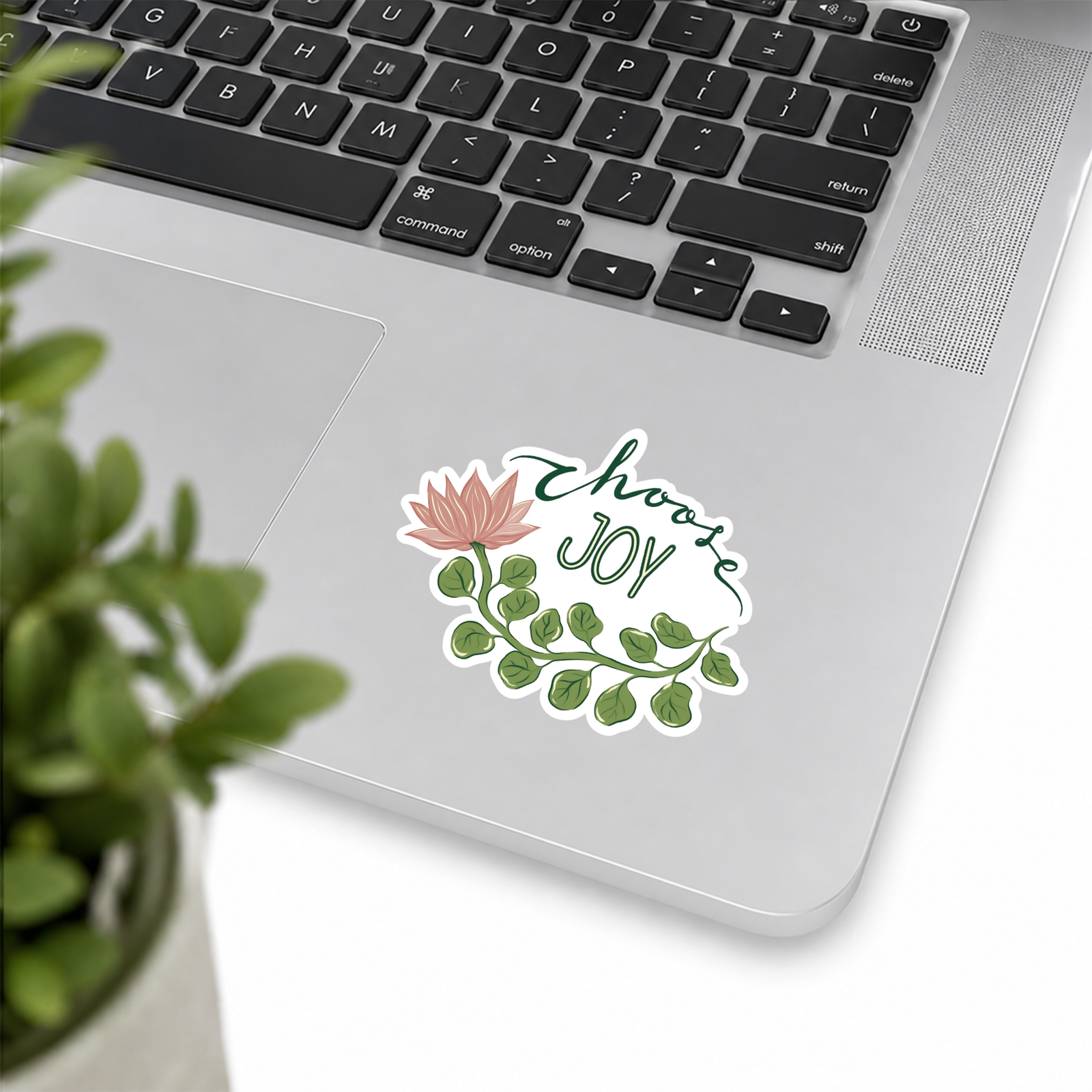 Original Art work - "Choose Joy" vinyl sticker, glossy finish, mindful art.
