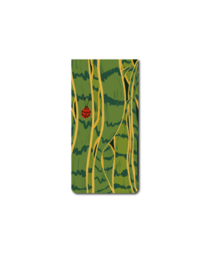 Original Art work - Handmade "Ladybug" magnetic bookmark, matte finish, book accessories and bookish gift.