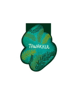Original Art work - Handmade "Tawakkul" magnetic bookmark, matte finish, book accessories and bookish gift.